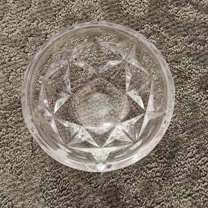 Tiffany & Co CRYSTAL STAR BOWL 5.75" Across 2.75" Tall